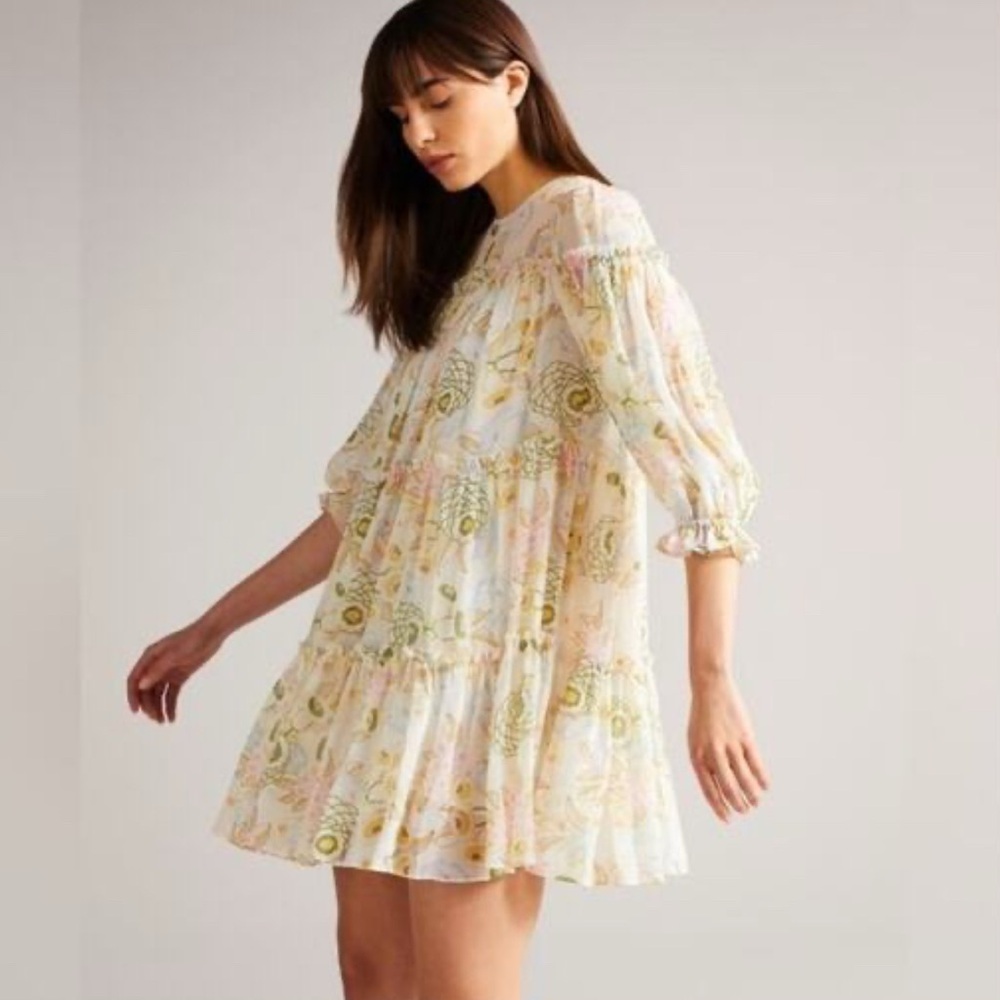 Ted Baker Pastel Floral Mini Dress